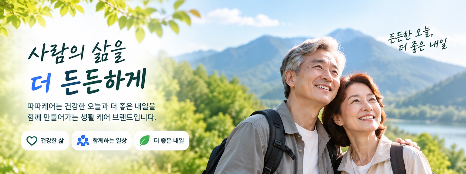 사람의 삶을 더 든든하게 - 파파케어